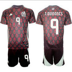 Mexico 2024-25 #9 J.QUINONES home Mexico Soccer Jersey
