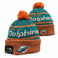 Miami Dolphins NFL Knit Beanie Hats YD 13