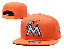 Miami Marlins MLB Snapbacks Hats TX 003