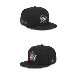 Miami Marlins MLB Snapbacks Hats TX 02