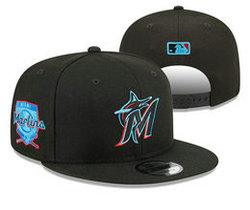 Miami Marlins MLB Snapbacks Hats YD 01