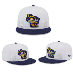 Milwaukee Brewers MLB Snapbacks Hats TX 001