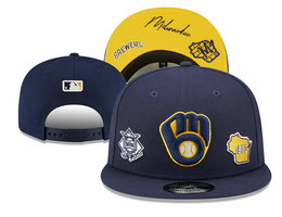 Milwaukee Brewers MLB Snapbacks Hats YD 2023