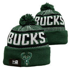 Milwaukee Bucks NBA Knit Beanie Hats YD 1