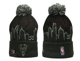 Milwaukee Bucks NBA Knit Beanie Hats YP 2