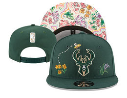 Milwaukee Bucks NBA Snapbacks Hats YD 002