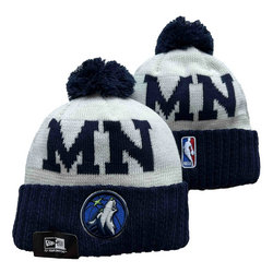 Minnesota Timberwolves NBA Knit Beanie Hats YD 1