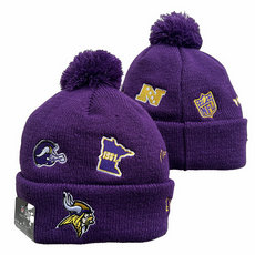 Minnesota Vikings NFL Knit Beanie Hats YD 1
