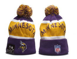 Minnesota Vikings NFL Knit Beanie Hats YP 1