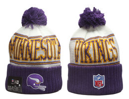 Minnesota Vikings NFL Knit Beanie Hats YP 3