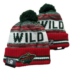 Minnesota Wild NHL Knit Beanie Hats YD 3
