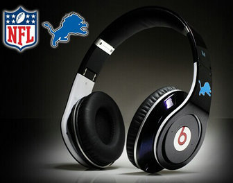NFL Detroit Lions  monster headset 1