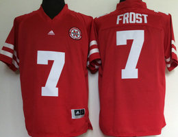 Nebraska Huskers #7 Scott Frost Red College Football Jersey