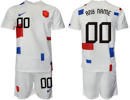 Netherlands Custom Any Name Away 2022 World Cup National Soccer Jersey