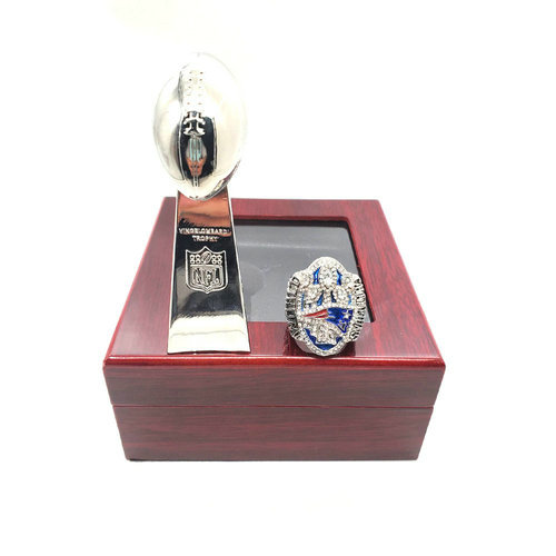 New England Patriots 2006 NFL one ring + one trophy set