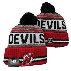 New Jersey Devils NHL Knit Beanie Hats YD 2