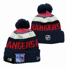 New York Rangers NHL Knit Beanie Hats YD 1
