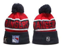 New York Rangers NHL Knit Beanie Hats YP 1.2