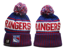 New York Rangers NHL Knit Beanie Hats YP