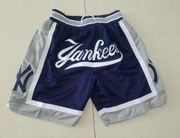 New York Yankees Blue MLB shorts