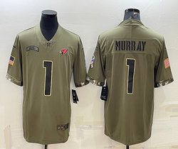 Nike Arizona Cardinals #1 Kyler Murray 2022 Salute To Service Authentic Stitched NFL jersey