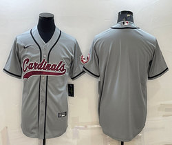 Nike Arizona Cardinals Blank Gray Joint Adults Authentic Stitched baseball jersey