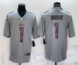Nike Arizona Cardinals #1 Kyler Murray Grey Atmosphere Fashion Authentic Stitched NFL Jersey