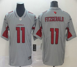 Nike Arizona Cardinals #11 Larry Fitzgerald Grey Inverted Legend Vapor Untouchable Authentic Stitched NFL jersey
