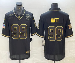 Nike Arizona Cardinals #99 J.J. Watt 2020 Black Salute to Service Authentic Stitched NFL Jersey