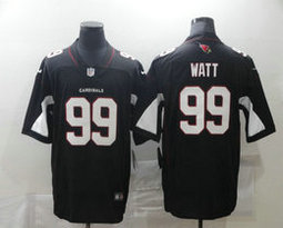 Nike Arizona Cardinals #99 J.J. Watt Black  Vapor Untouchable Authentic Stitched NFL Jersey