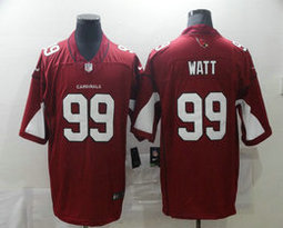 Nike Arizona Cardinals #99 J.J. Watt Red  Vapor Untouchable Authentic Stitched NFL Jersey