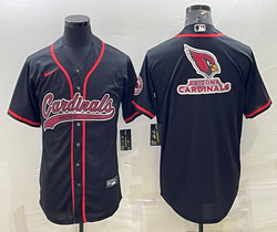 Nike Arizona Cardinals Black Joint team logo Authentic Stitched baseball jersey