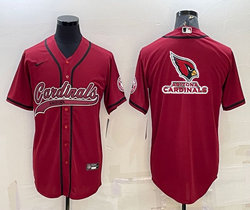 Nike Arizona Cardinals Red Joint Adults Big Logo Authentic Stitched baseball jersey