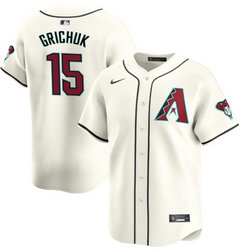 Nike Arizona Diamondbacks #15 Randal Grichuk Cream Game Authentic Stitched MLB Jersey