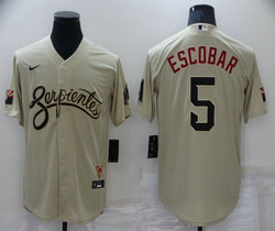 Nike Arizona Diamondbacks #5 Eduardo Escobar 2021 City Game Authentic Stitched MLB Jersey