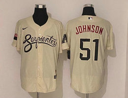 Nike Arizona Diamondbacks #51 Randy Johnson City Game Authentic Stitched MLB Jersey