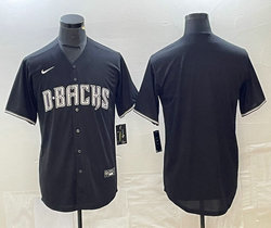 Nike Arizona Diamondbacks Blank Black Game Authentic Stitched MLB Jersey