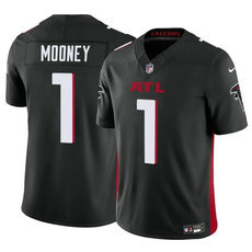 Nike Atlanta Falcons #1 Darnell Mooney Black 2024 F.U.S.E. Authentic Stitched NFL Jersey