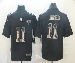 Nike Atlanta Falcons #11 Julio Jones Black Lady Liberty Authentic Stitched NFL jersey