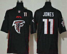 Nike Atlanta Falcons #11 Julio Jones Black With team logo Vapor Untouchable Authentic Stitched NFL Jersey