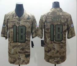 Nike Atlanta Falcons #18 Calvin Ridley 2018 Camo Salute To Service Limited Authentic Stitched NFL Jersey