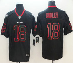 Nike Atlanta Falcons #18 Calvin Ridley Lights Out Vapor Untouchable Black Authentic Stitched NFL Jersey