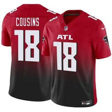 Nike Atlanta Falcons #18 Kirk Cousins Red 2023 F.U.S.E. Stitched Football Jersey