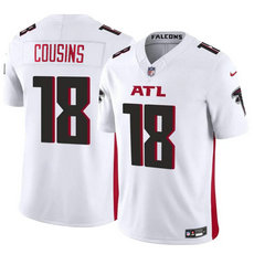 Nike Atlanta Falcons #18 Kirk Cousins White 2023 F.U.S.E. Stitched Football Jersey