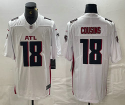 Nike Atlanta Falcons #18 Kirk Cousins White New Vapor Untouchable Stitched Football Jersey