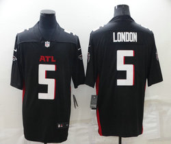 Nike Atlanta Falcons #5 Drake London Black Vapor Untouchable Authentic Stitched NFL Jersey