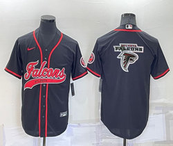 Nike Atlanta Falcons Black Joint adults Big Logo Authentic Stitched baseball jersey