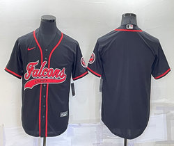 Nike Atlanta Falcons Blank Black Joint adults Authentic Stitched baseball jersey