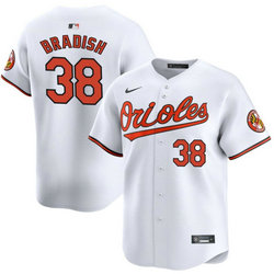 Nike Baltimore Orioles #38 Kyle Bradish White 2024 Game Authentic Stitched MLB Jersey