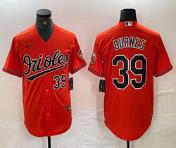 Nike Baltimore Orioles #39 Baltimore Orioles Orange Game Authentic Stitched MLB Jersey